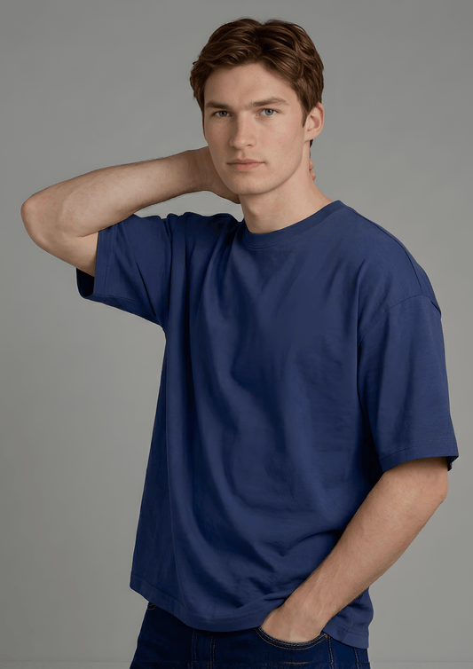 Men’s Oversized Essential T-Shirt – Navy