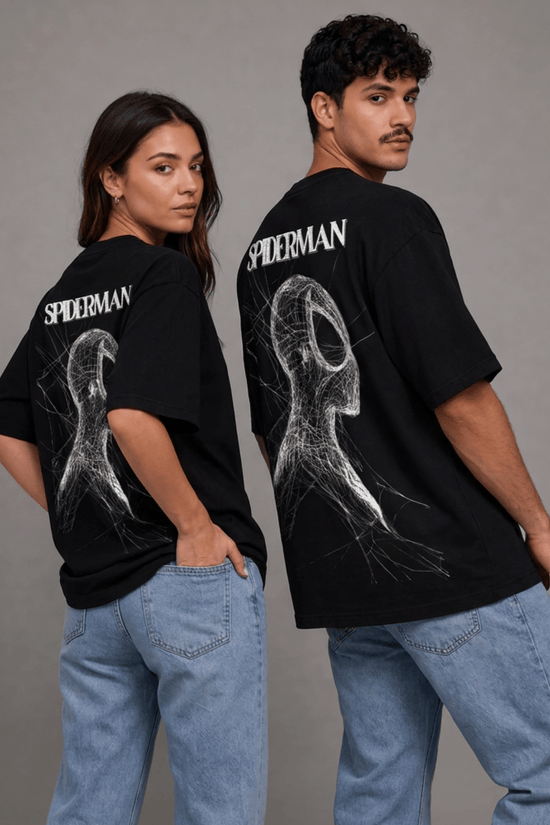 Unisex Printed Oversized  T-Shirt – SPIDER MAN