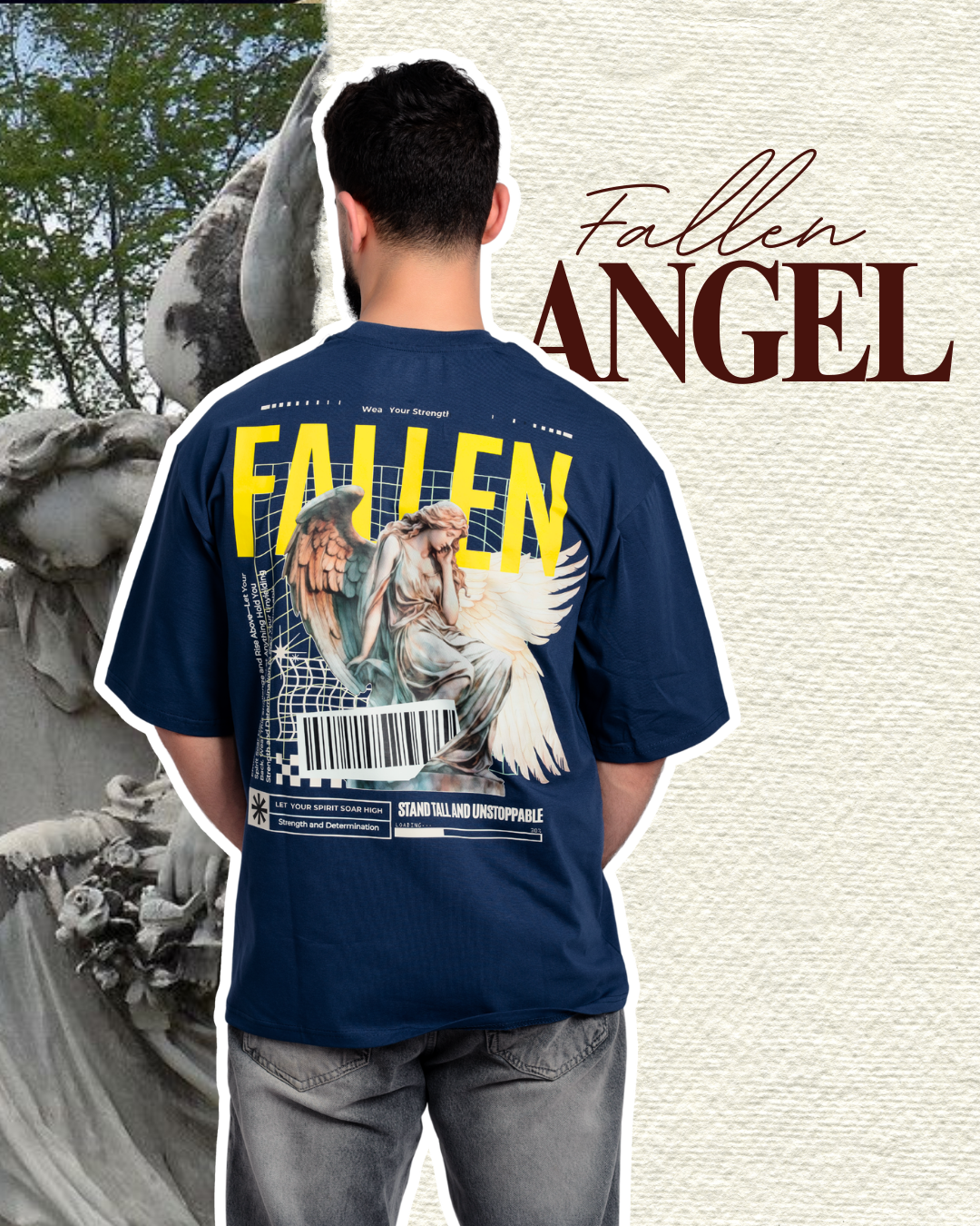 Fallen Angel Oversized Tee – Women