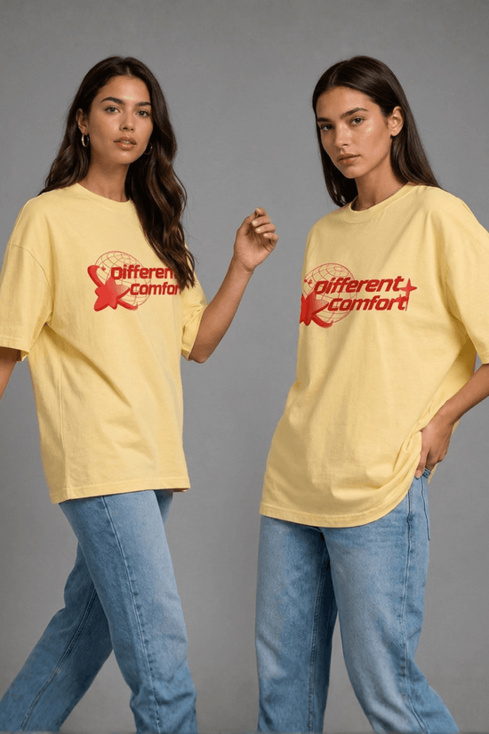 Women’s Oversized Graphic T-Shirt – Different Comfort
