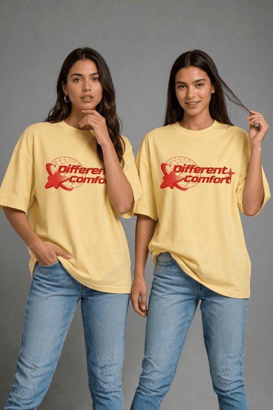 Women’s Oversized Graphic T-Shirt – Different Comfort