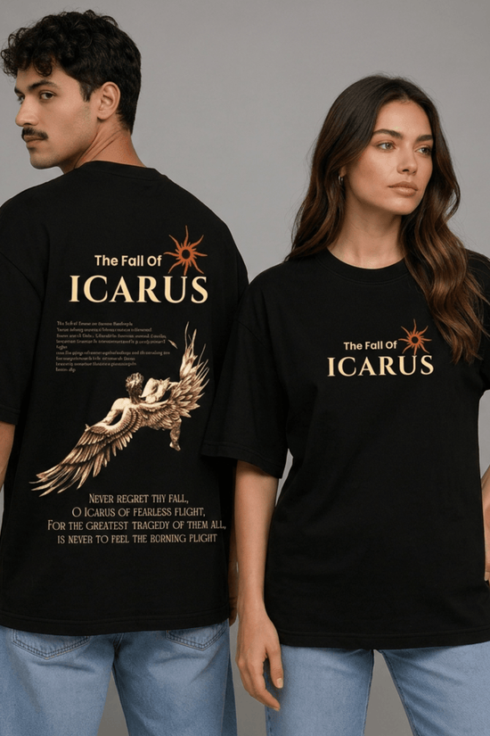 Unisex Printed Oversized  T-Shirt – ICARUS