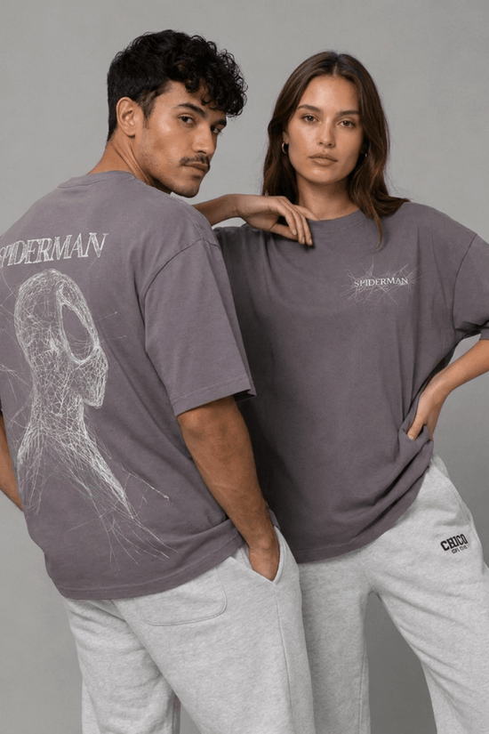 Unisex Printed Oversized  T-Shirt – SPIDER MAN
