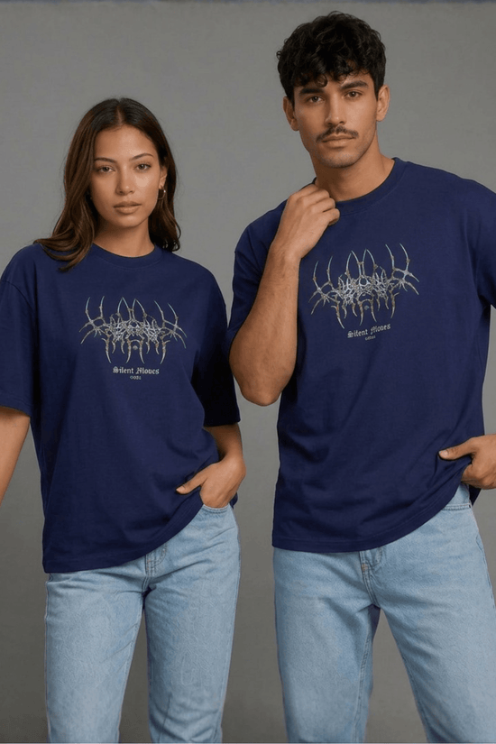 Unisex Printed Oversized  T-Shirt – Gothic