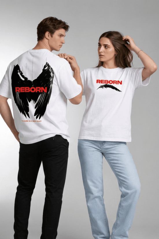 Unisex Printed Oversized  T-Shirt – REBORN