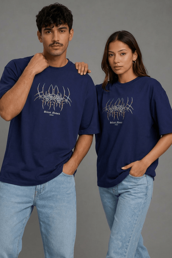 Unisex Printed Oversized  T-Shirt – Gothic