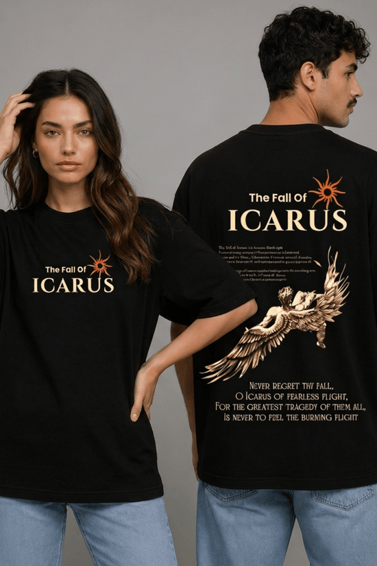 Unisex Printed Oversized  T-Shirt – ICARUS
