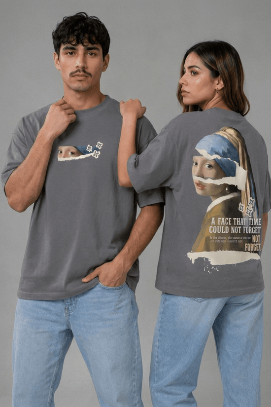 Unisex Oversized Graphic T-Shirt – Pearl Edition
