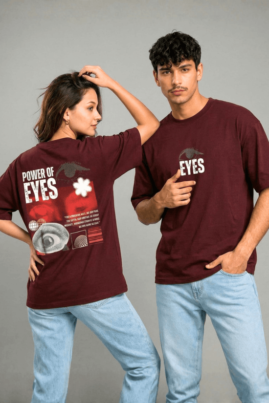 Unisex Oversized Graphic T-Shirt – Power Of Eyes Edition