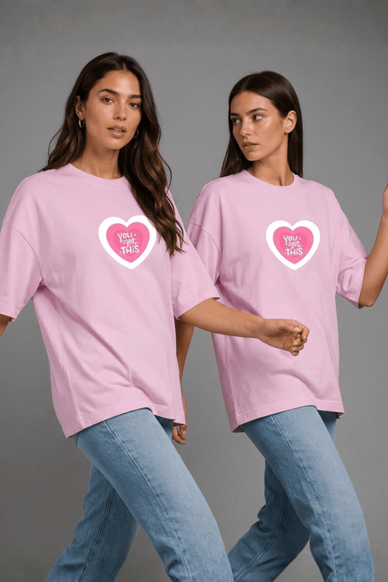 Unisex Oversized Graphic T-Shirt – You Got This Edition