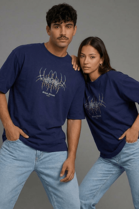 Unisex Printed Oversized  T-Shirt – Gothic