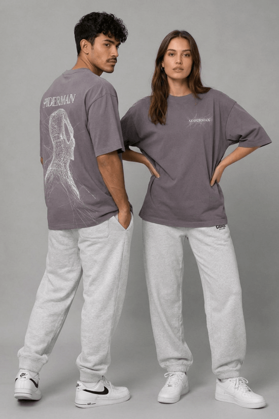 Unisex Printed Oversized  T-Shirt – SPIDER MAN