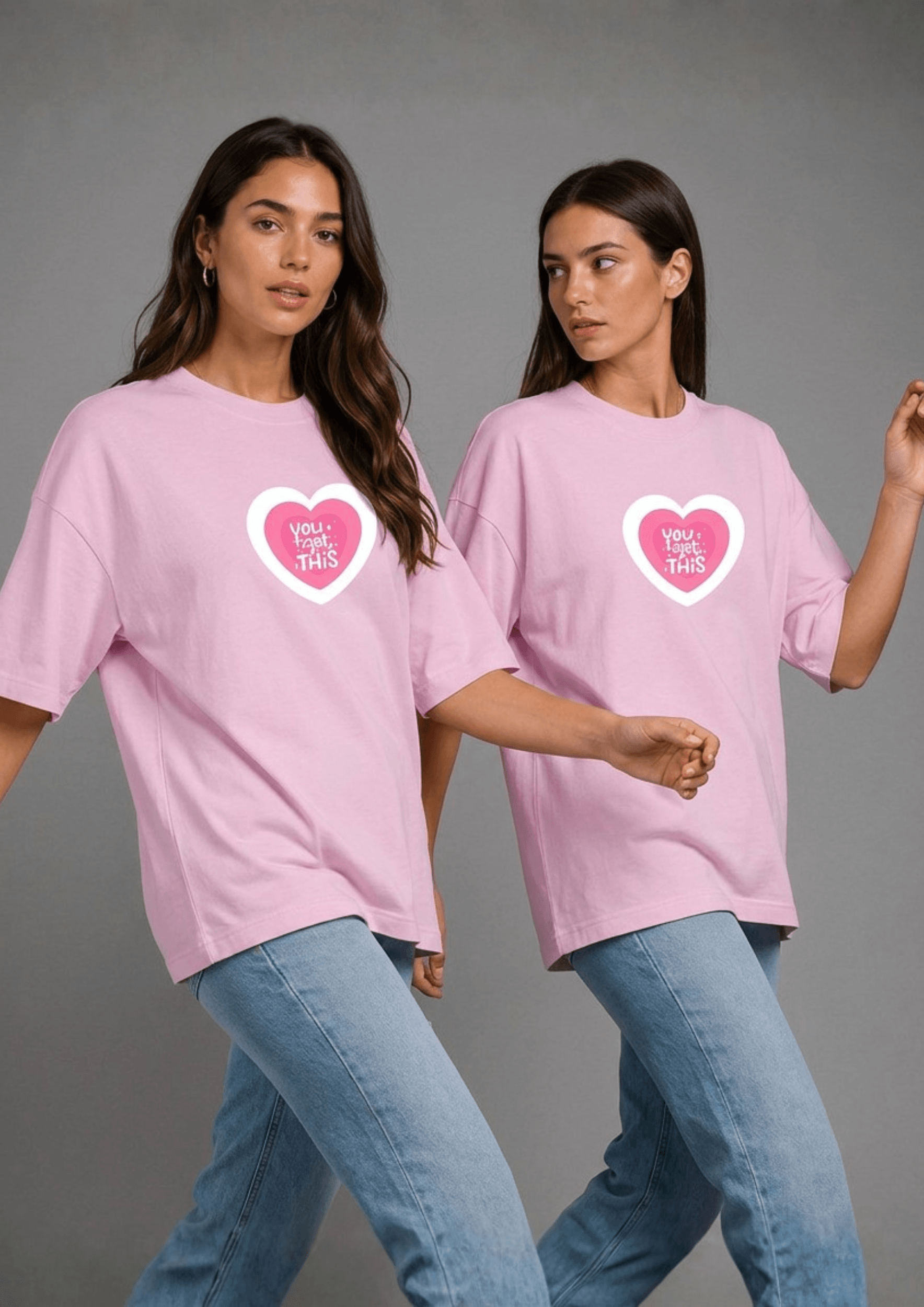 Unisex Oversized Graphic T-Shirt – You Got This Edition