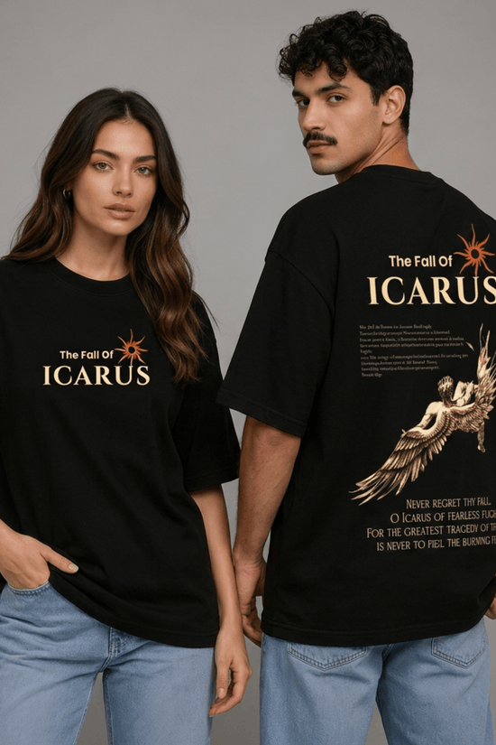Unisex Printed Oversized  T-Shirt – ICARUS