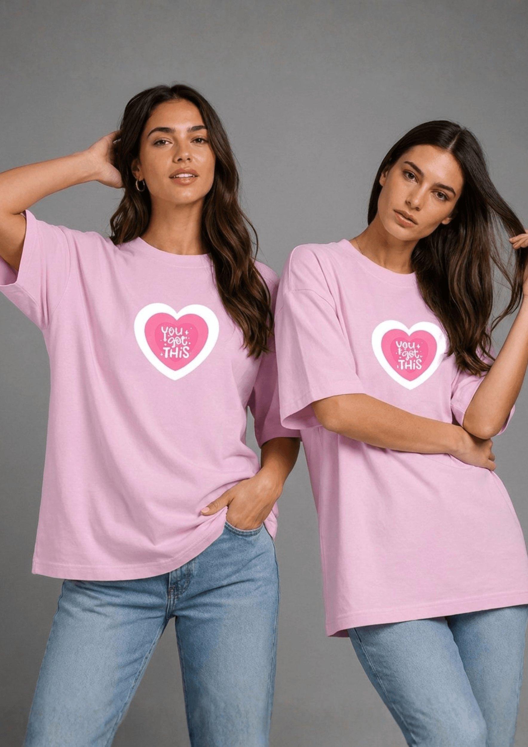 Unisex Oversized Graphic T-Shirt – You Got This Edition