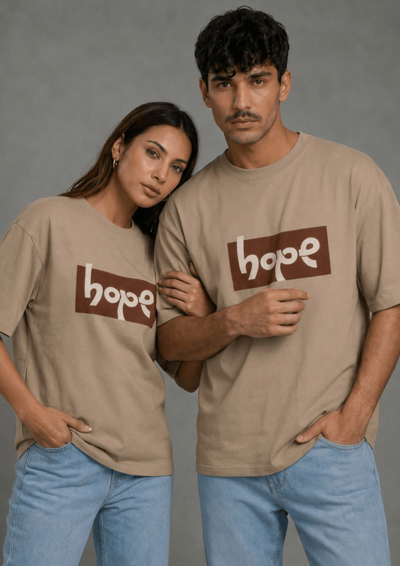 Unisex Printed Oversized  T-Shirt – hope