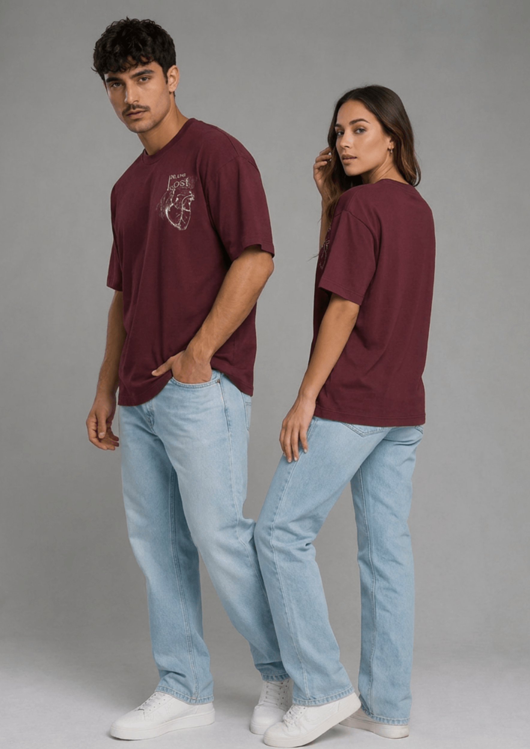 Unisex Oversized Graphic T-Shirt –No Lost Love Edition