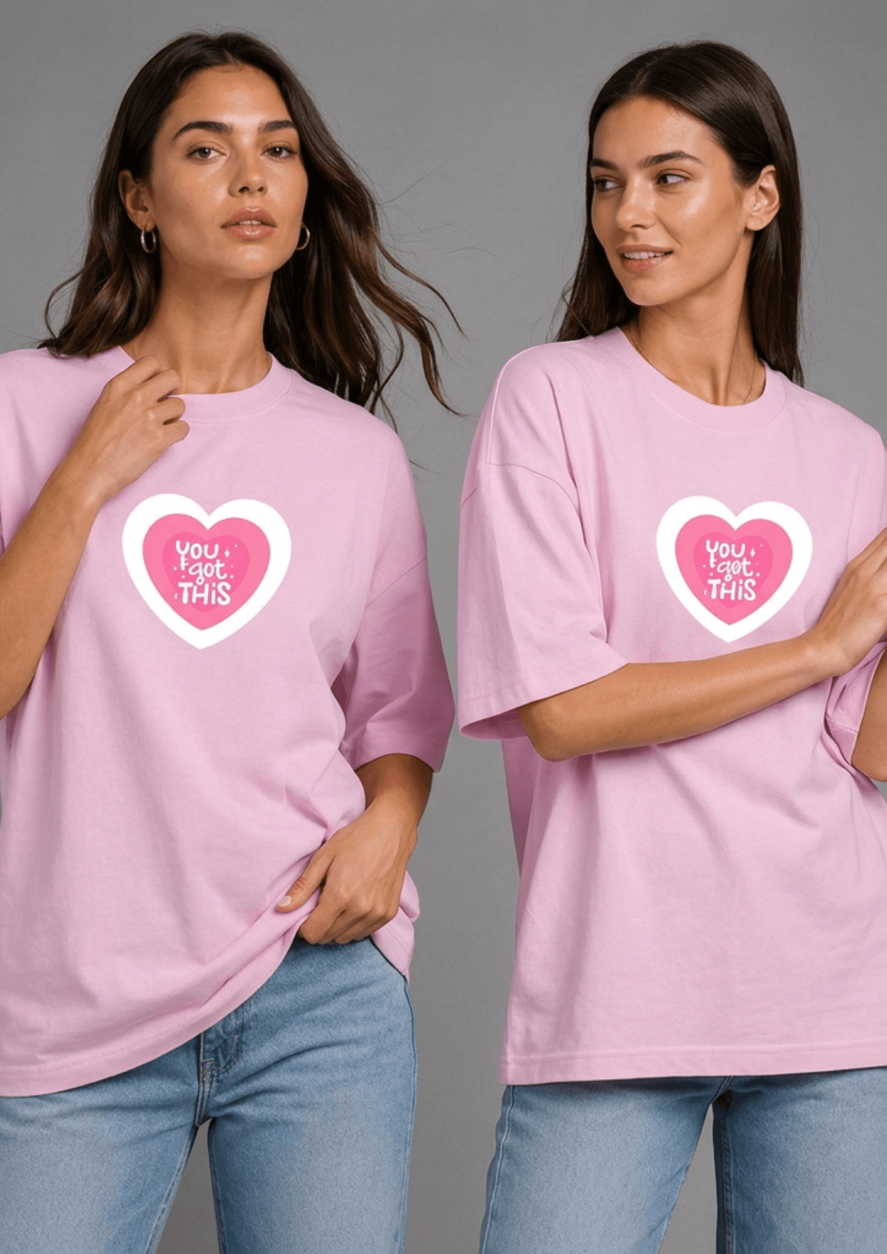 Unisex Oversized Graphic T-Shirt – You Got This Edition