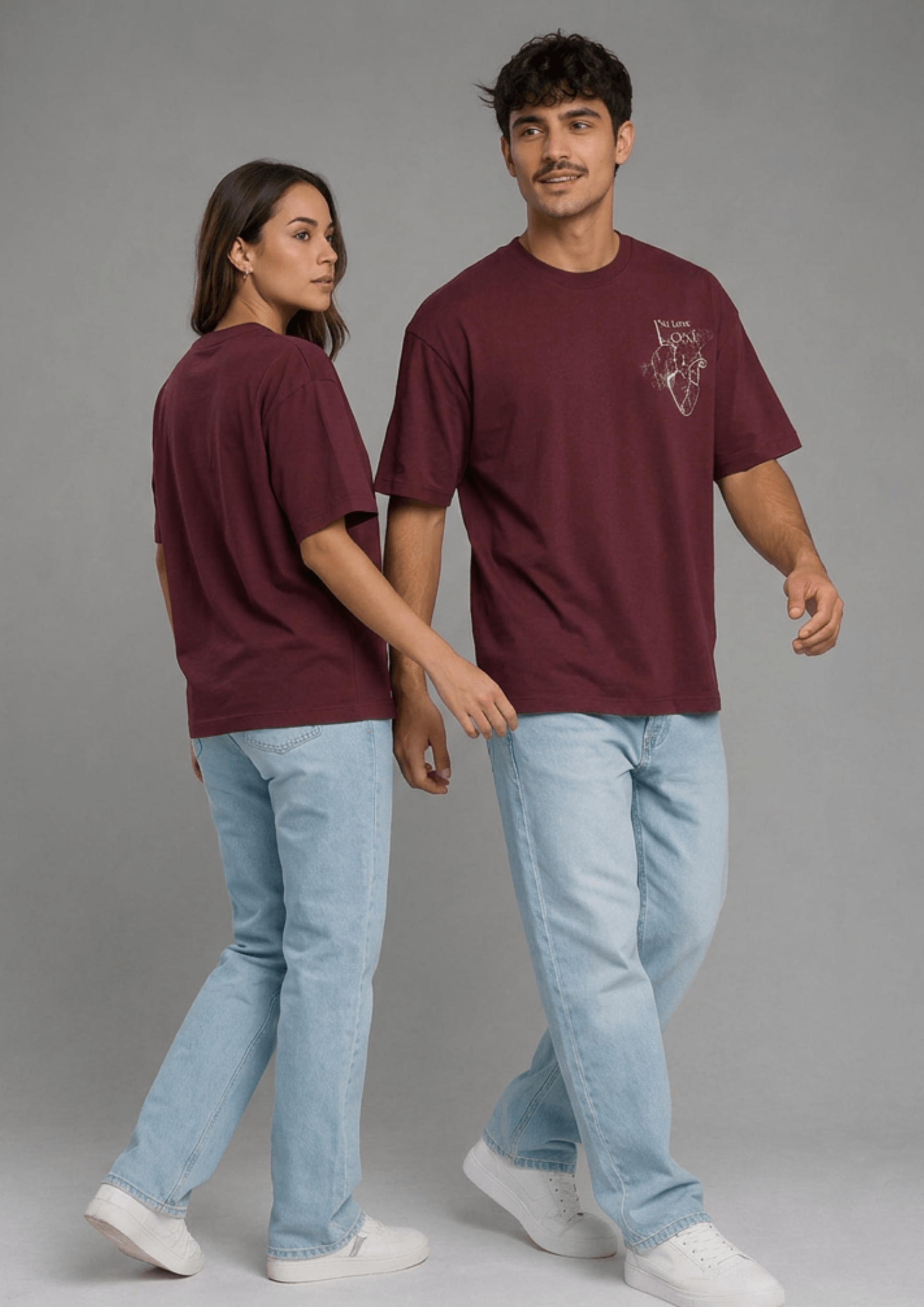 Unisex Oversized Graphic T-Shirt –No Lost Love Edition