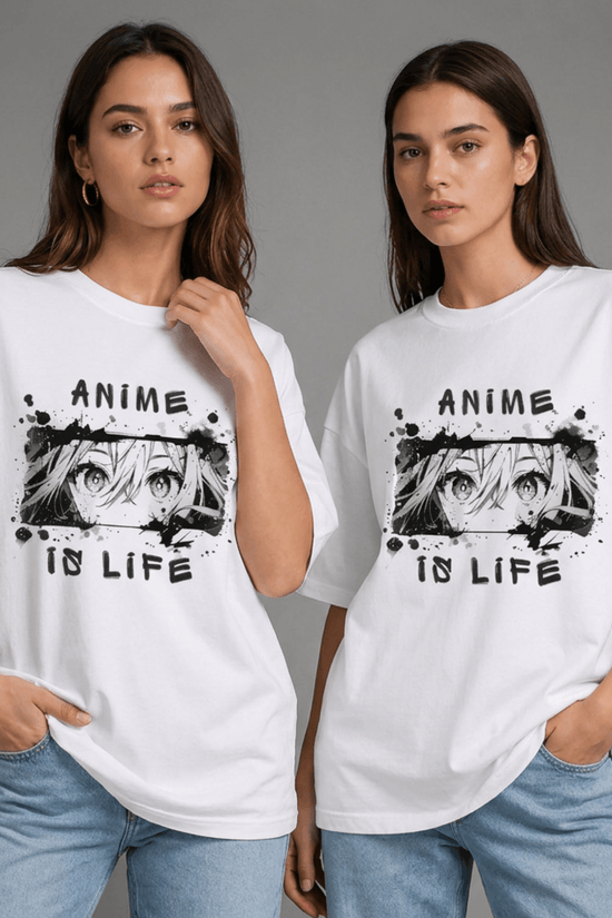 Women’s Oversized Anime Graphic T-Shirt – Anime Is Life
