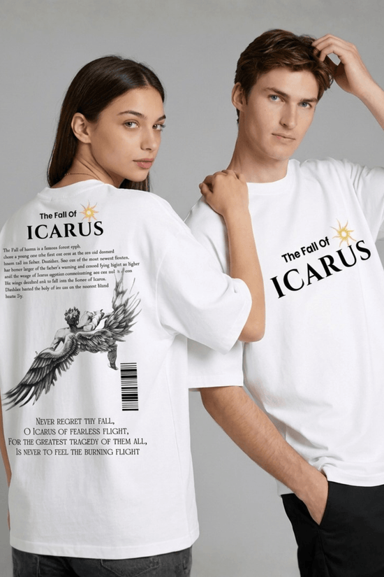 Unisex Printed Oversized  T-Shirt – ICARUS