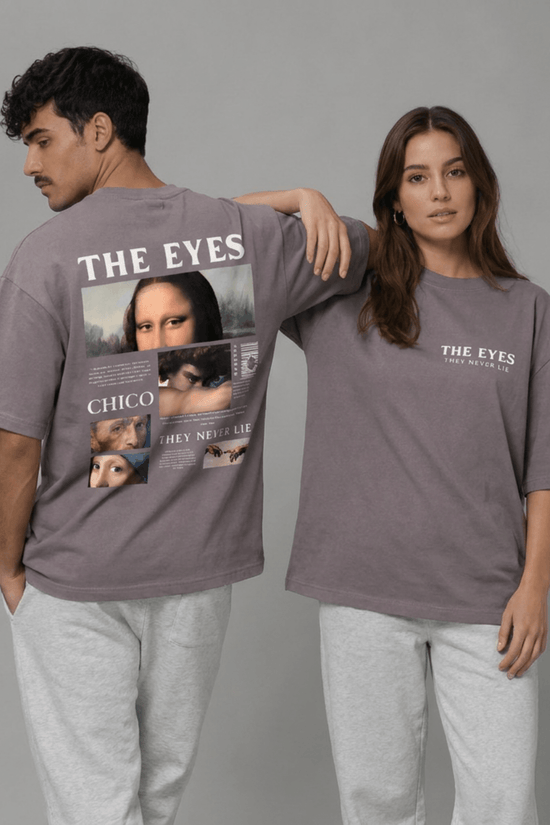 Unisex Oversized Graphic T-Shirt – The Eyes Edition