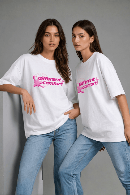 Women’s Oversized Graphic T-Shirt – Different Comfort