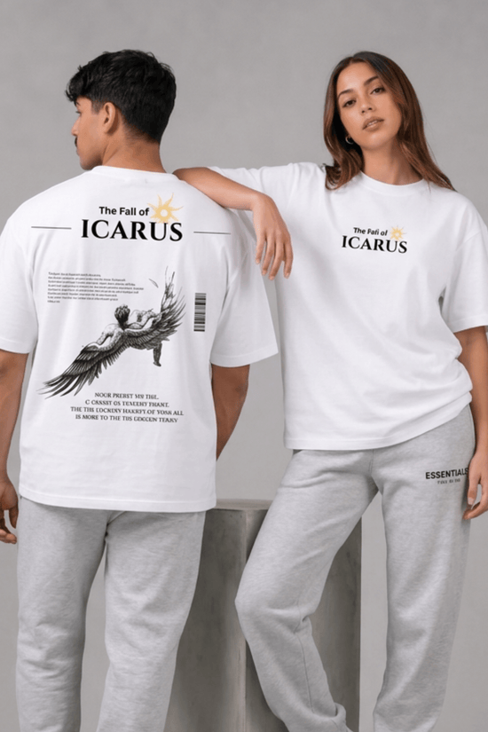 Unisex Printed Oversized  T-Shirt – ICARUS