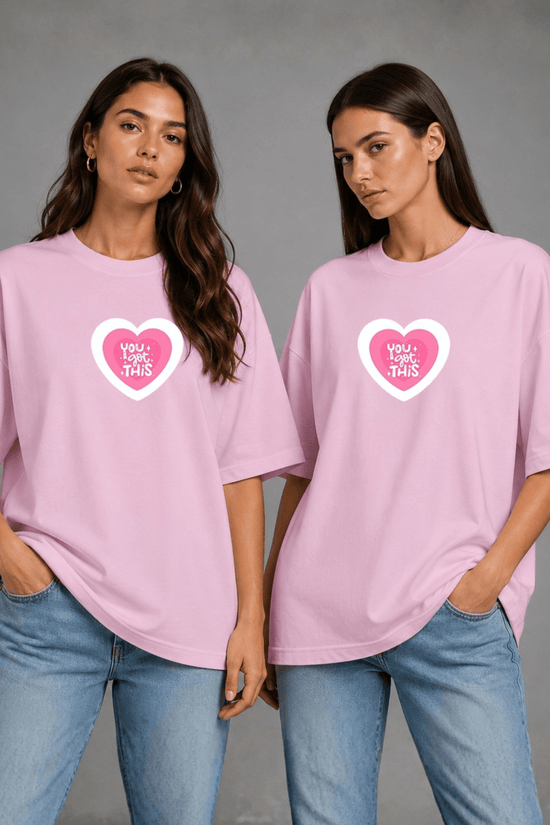 Unisex Oversized Graphic T-Shirt – You Got This Edition