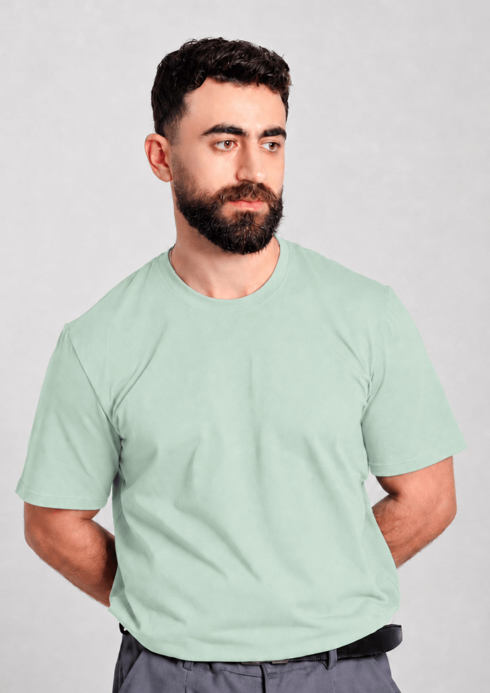 Men’s Oversized Tee – Mint Green