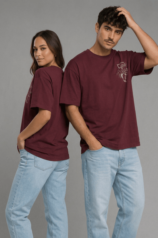Unisex Oversized Graphic T-Shirt –No Lost Love Edition