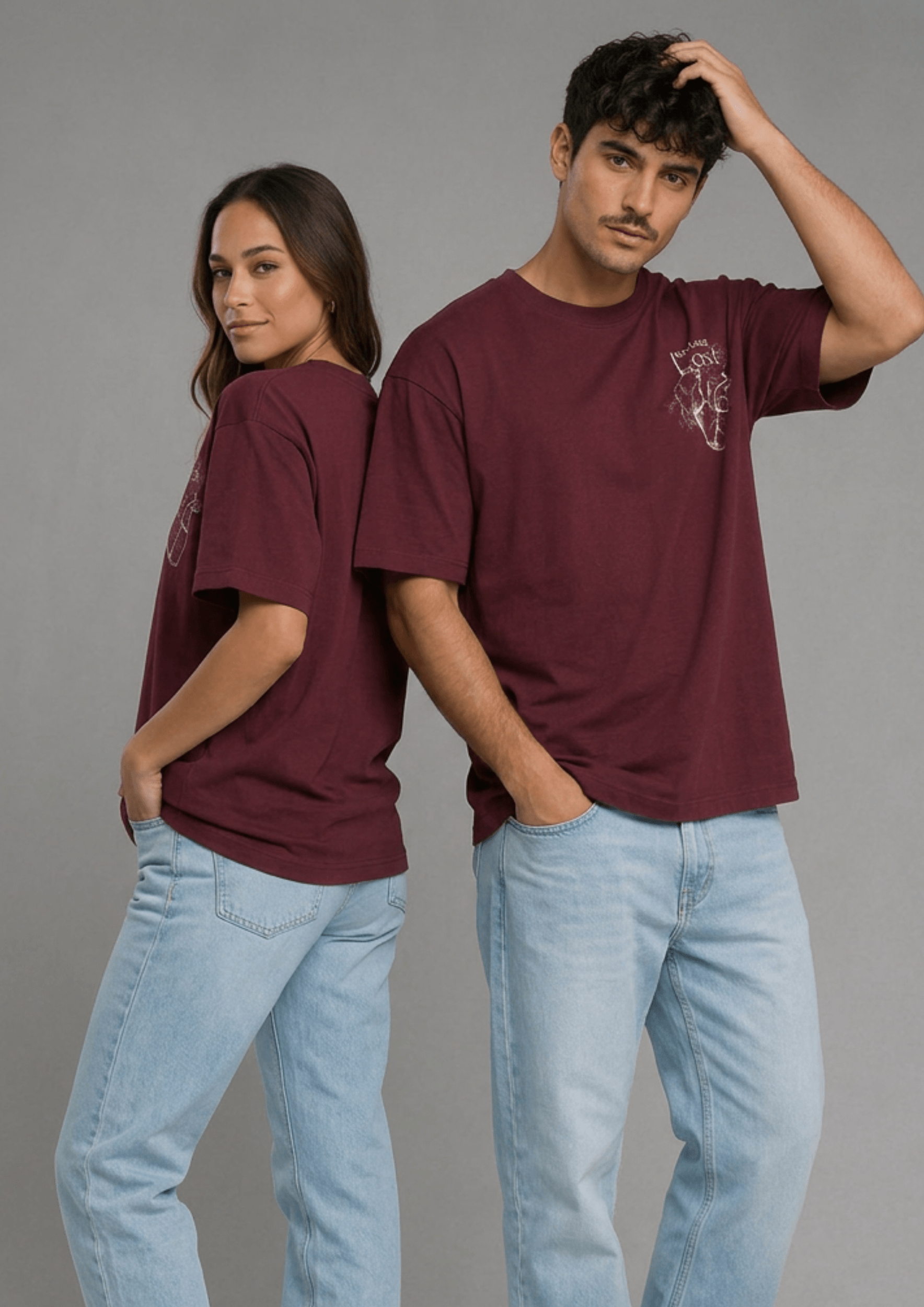 Unisex Oversized Graphic T-Shirt –No Lost Love Edition