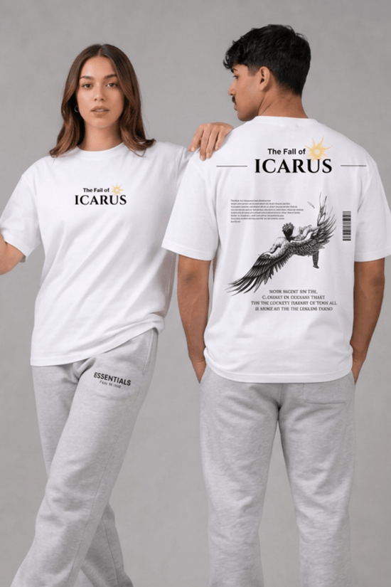 Unisex Printed Oversized  T-Shirt – ICARUS