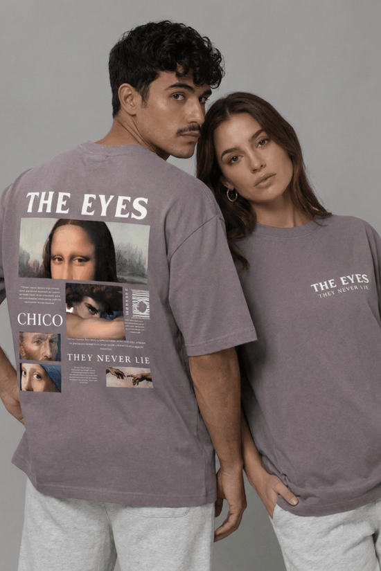 Unisex Oversized Graphic T-Shirt – The Eyes Edition