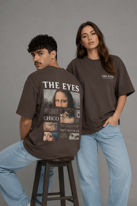 Unisex Oversized Graphic T-Shirt – The Eyes Edition