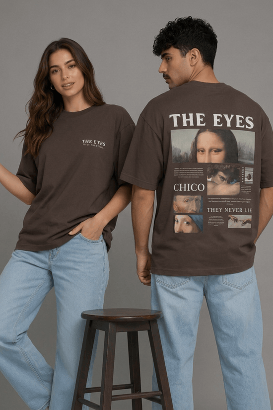 Unisex Oversized Graphic T-Shirt – The Eyes Edition