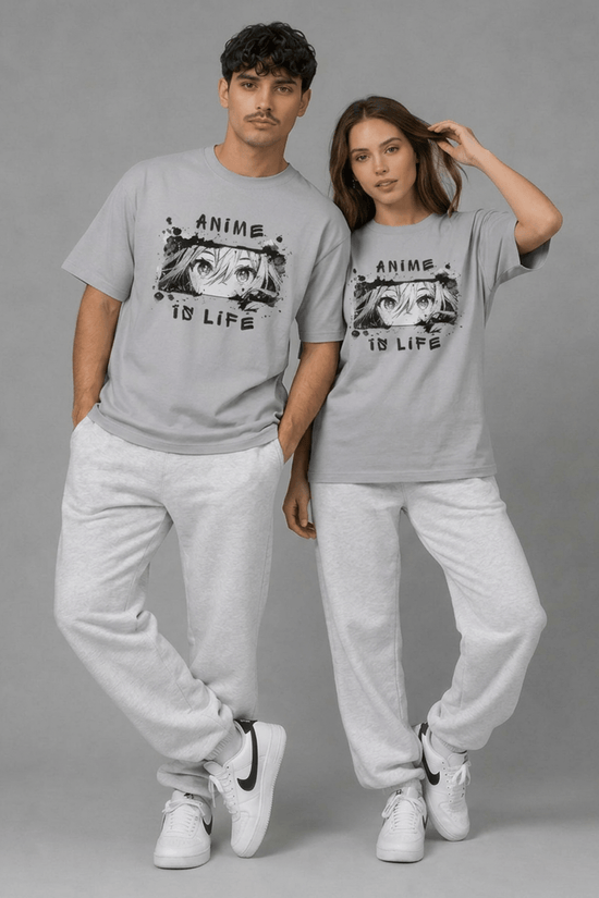 Unisex Oversized Anime Graphic T-Shirt – Anime Is Life