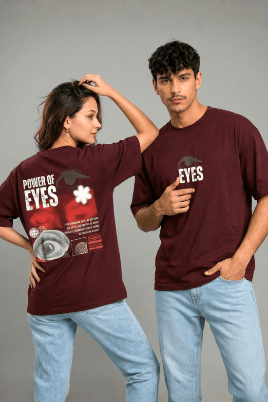 Unisex Oversized Graphic T-Shirt – Power Of Eyes Edition