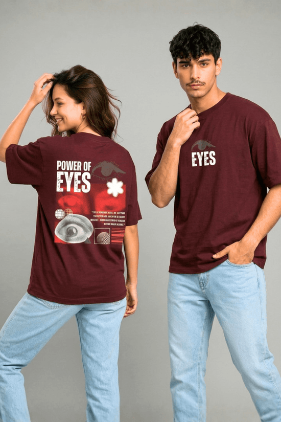 Unisex Oversized Graphic T-Shirt – Power Of Eyes Edition