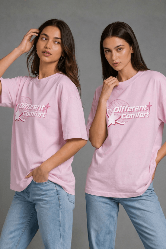 Women’s Oversized Graphic T-Shirt – Different Comfort
