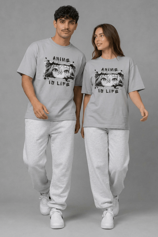 Unisex Oversized Anime Graphic T-Shirt – Anime Is Life
