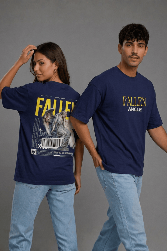 Unisex Oversized Graphic T-Shirt – Fallen Angel Edition