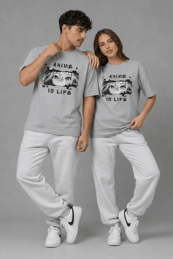 Unisex Oversized Anime Graphic T-Shirt – Anime Is Life