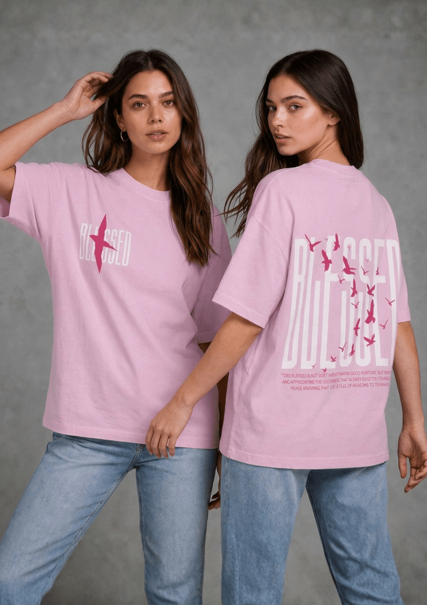 Women’s Oversized Graphic T-Shirt – Offline Mode
