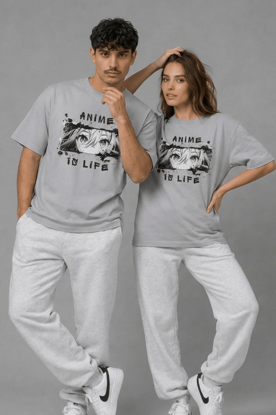 Unisex Oversized Anime Graphic T-Shirt – Anime Is Life