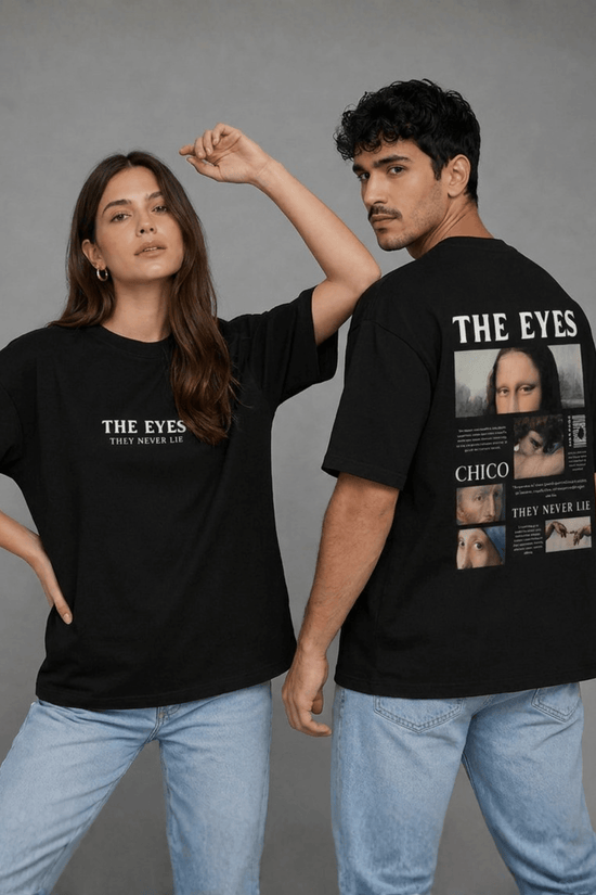 Unisex Printed Oversized  T-Shirt – THE EYES