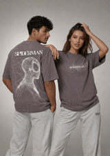 Spiderman Sketch Oversized Tee