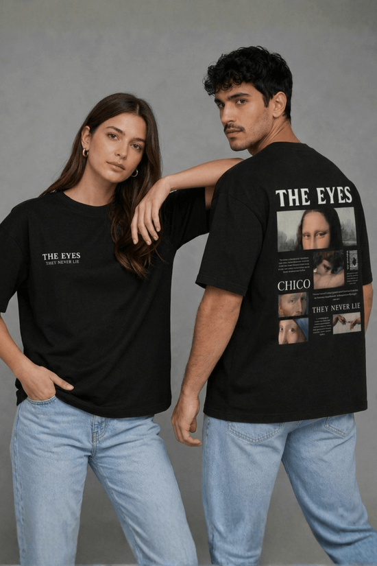 Unisex Oversized Graphic T-Shirt – The Eyes Edition