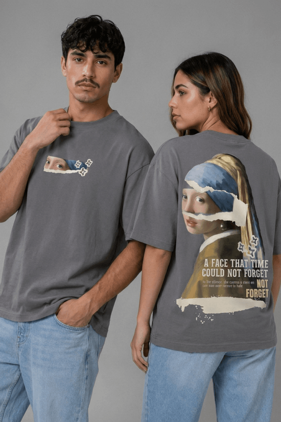 Unisex Oversized Graphic T-Shirt – Pearl Edition