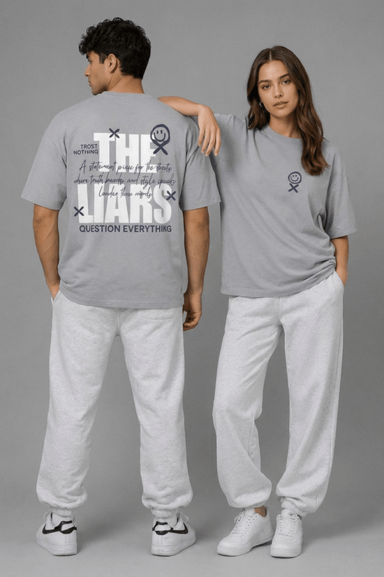 Unisex Oversized Graphic T-Shirt – The Liars